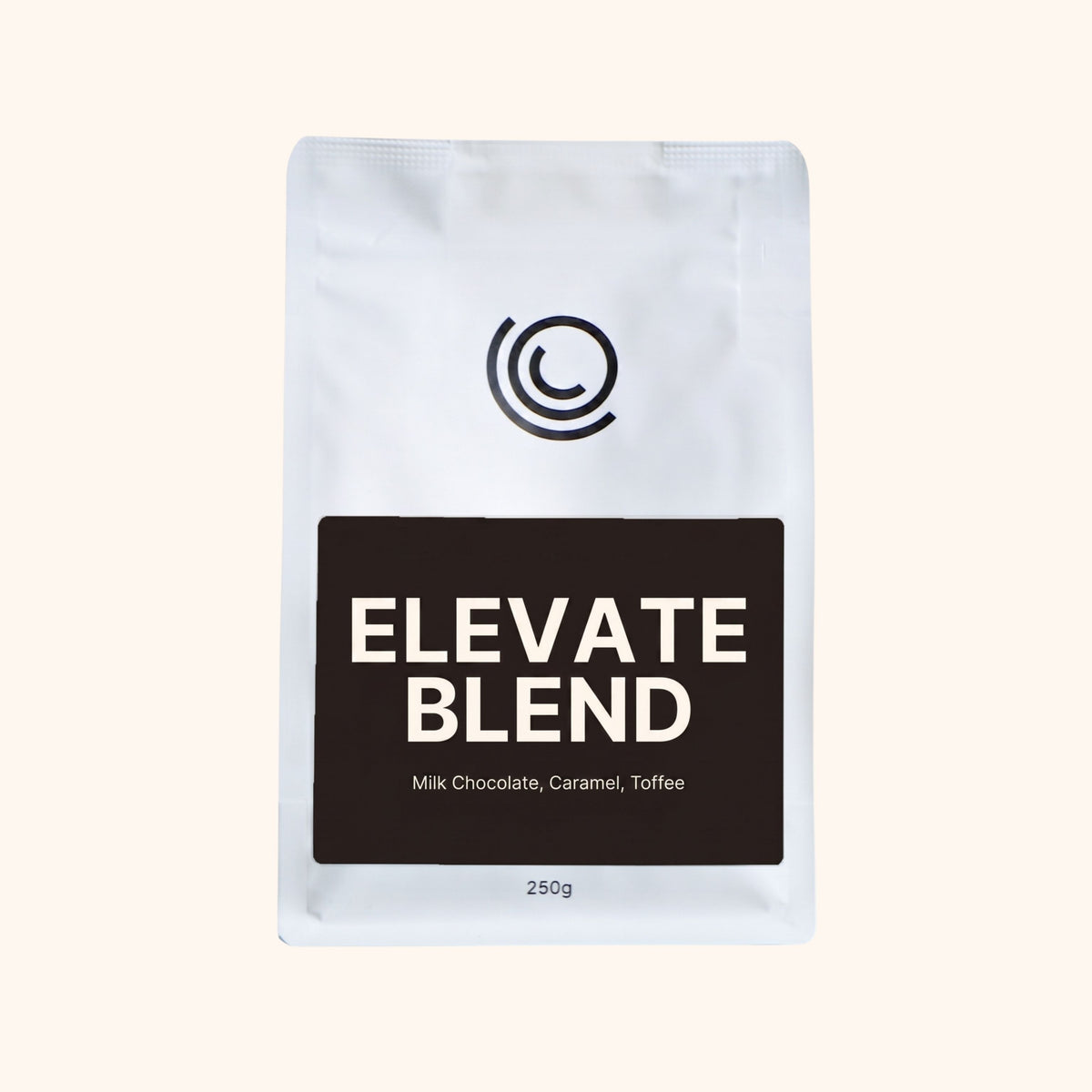 250g bag of elevate blend coffee