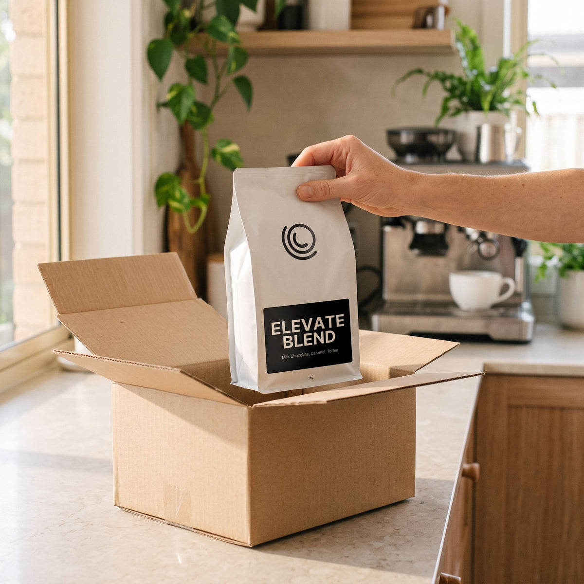 Home coffee subscription delivery of Elevate Blend