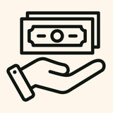Subscription savings icon